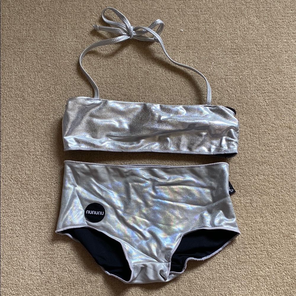 NUNUNU Kids Silver Swim Set